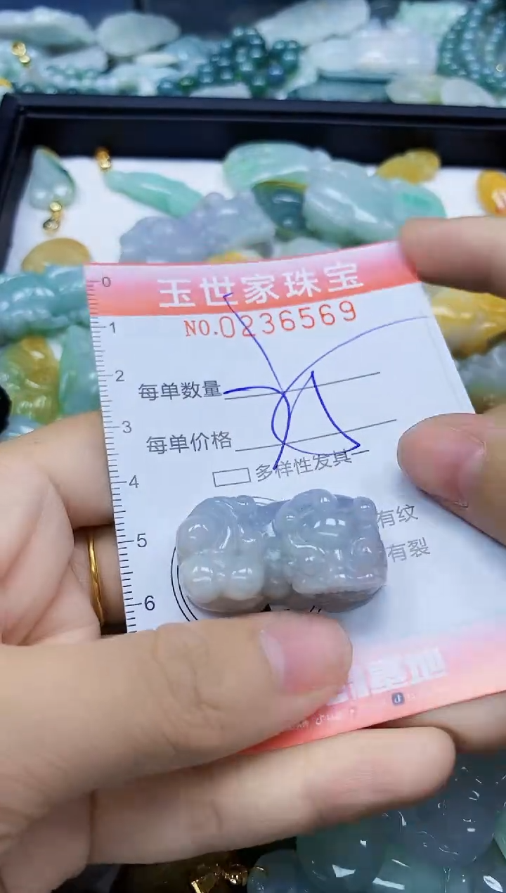 翡翠未镶嵌颈饰闪购0236569