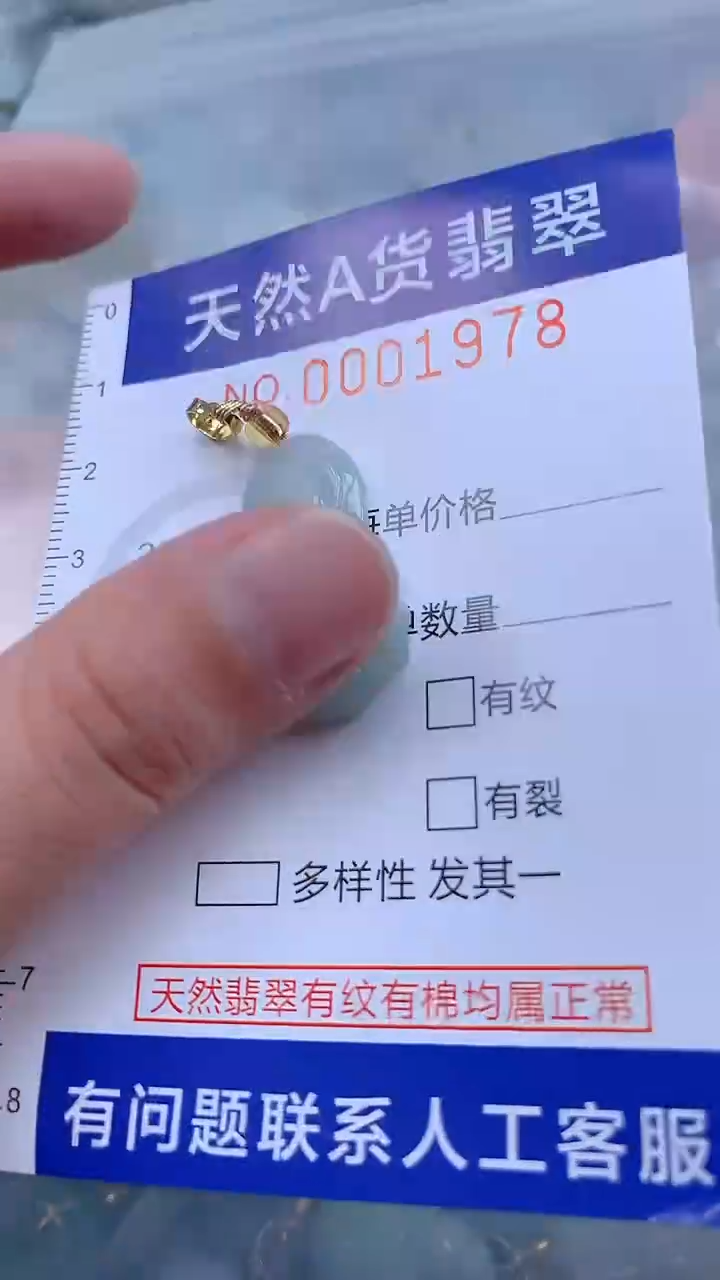 翡翠未镶嵌吊坠(不含链)1