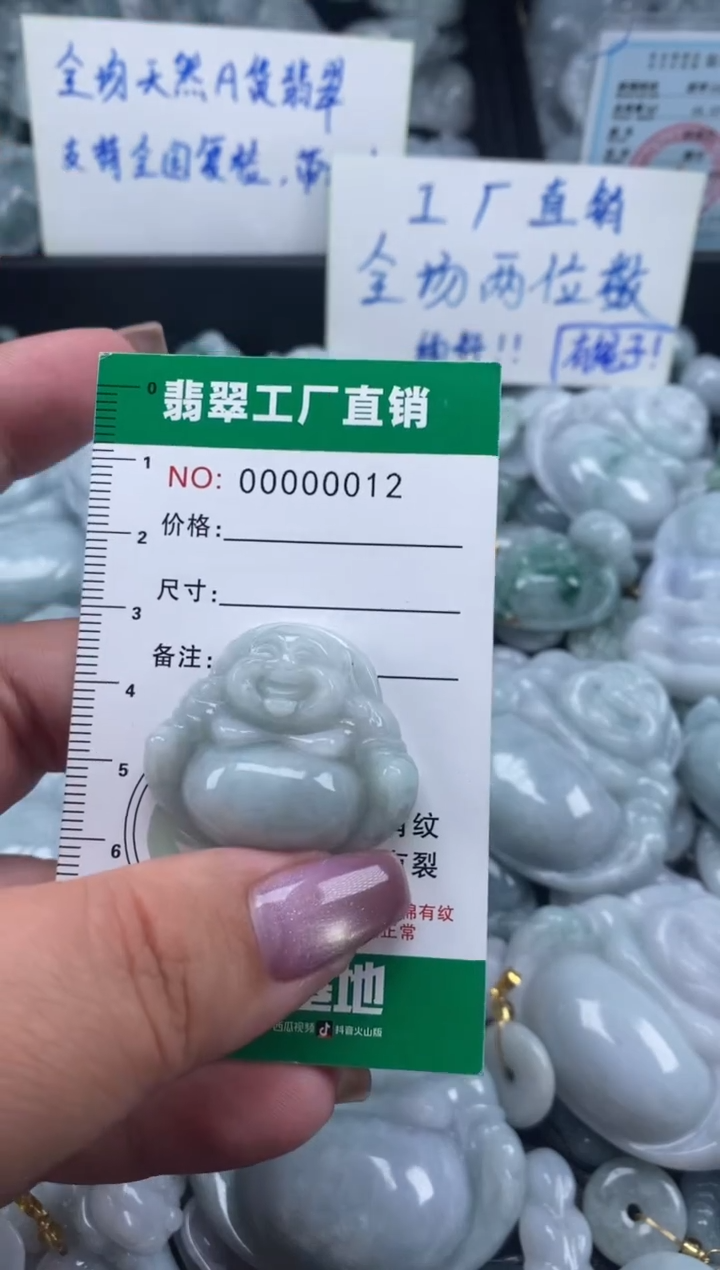 翡翠未镶嵌颈饰天然A货翡翠0012