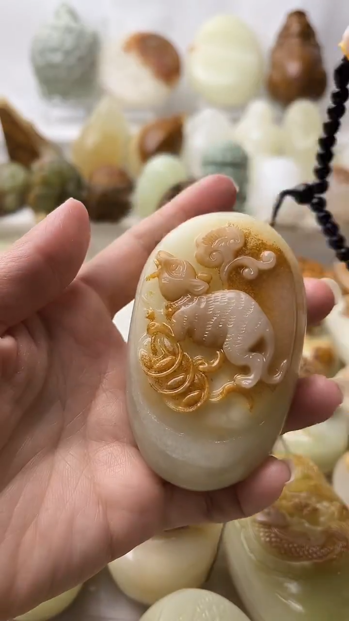 石材古青石棉纹正常不退换鼠