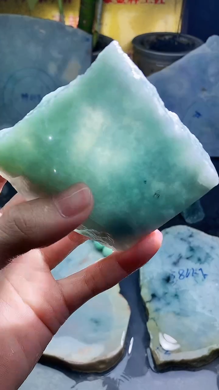 未镶嵌挂件翡翠小雨241