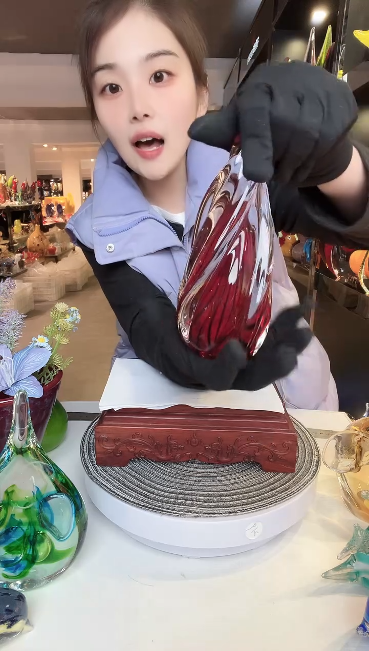 【闪购商品】茶盏琉璃摆件家居摆件