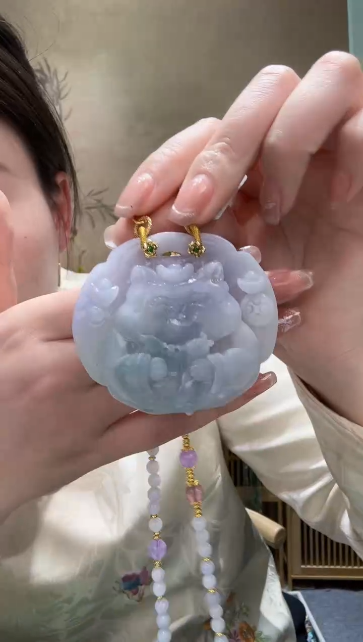 【闪购商品】翡翠颈饰未镶嵌吊坠