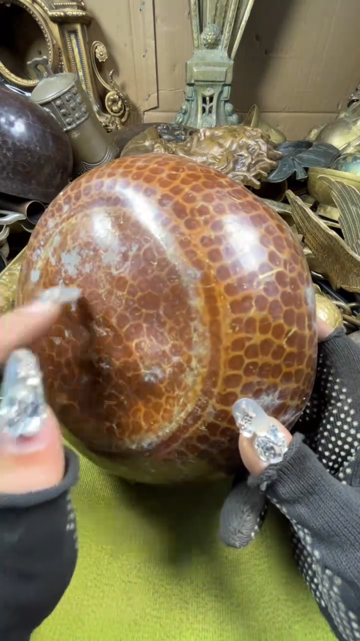 曲**印亿锦铜回流铜器摆件40