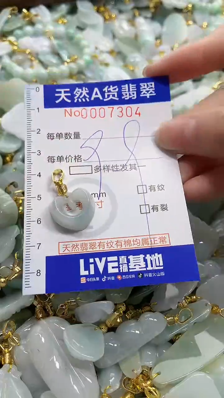 颈饰未镶嵌翡翠天然A货翡翠