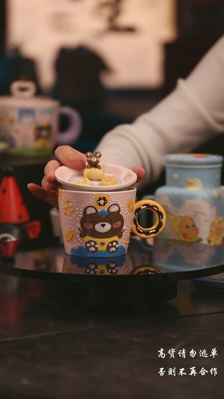 陶瓷景德镇可爱设计师款陶瓷 