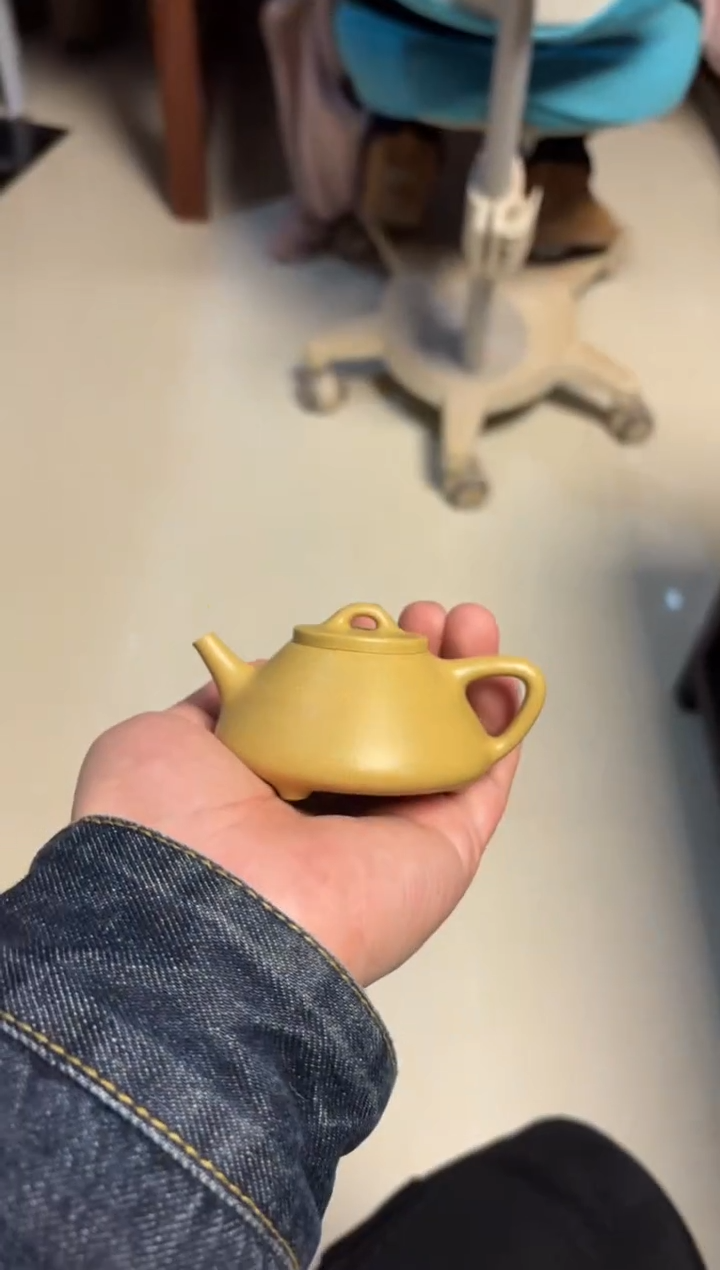 【闪购商品】紫砂茶壶本绿子冶石瓢90毫升