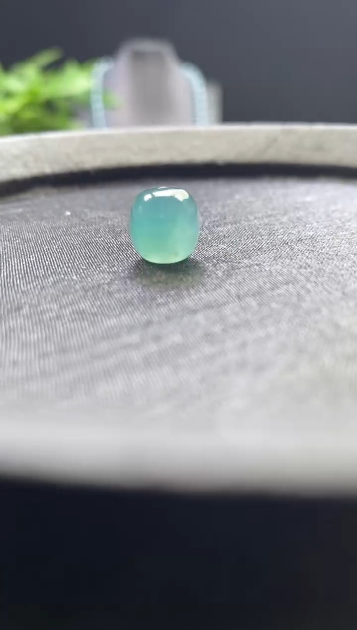 未镶嵌手链翡翠杨*博散珠卡10mm左右老型珠