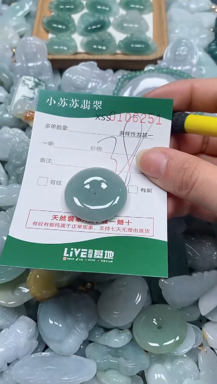 【闪购商品】翡翠颈饰未镶嵌闪购商品0106251