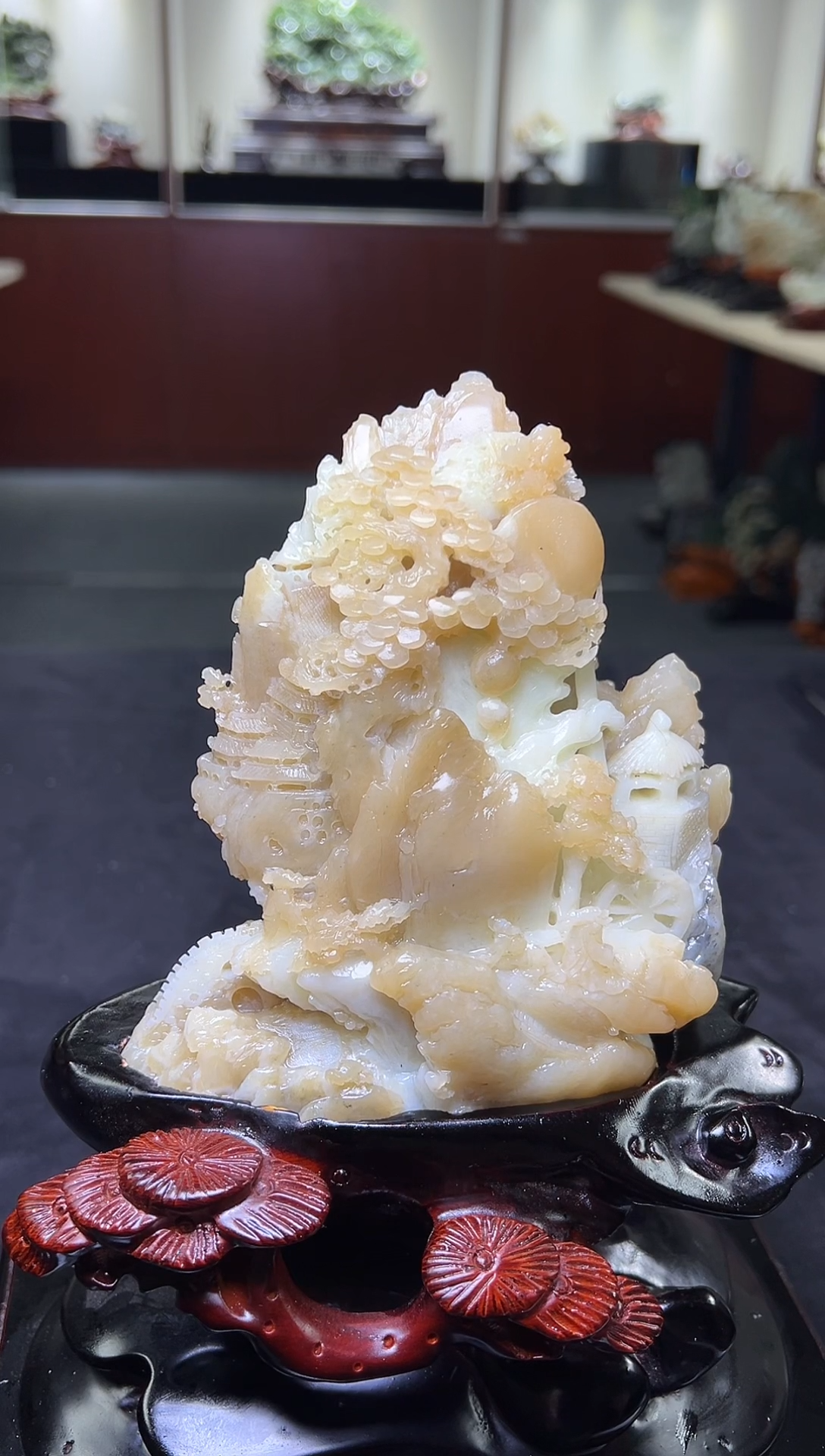 和田玉未镶嵌摆件摆件