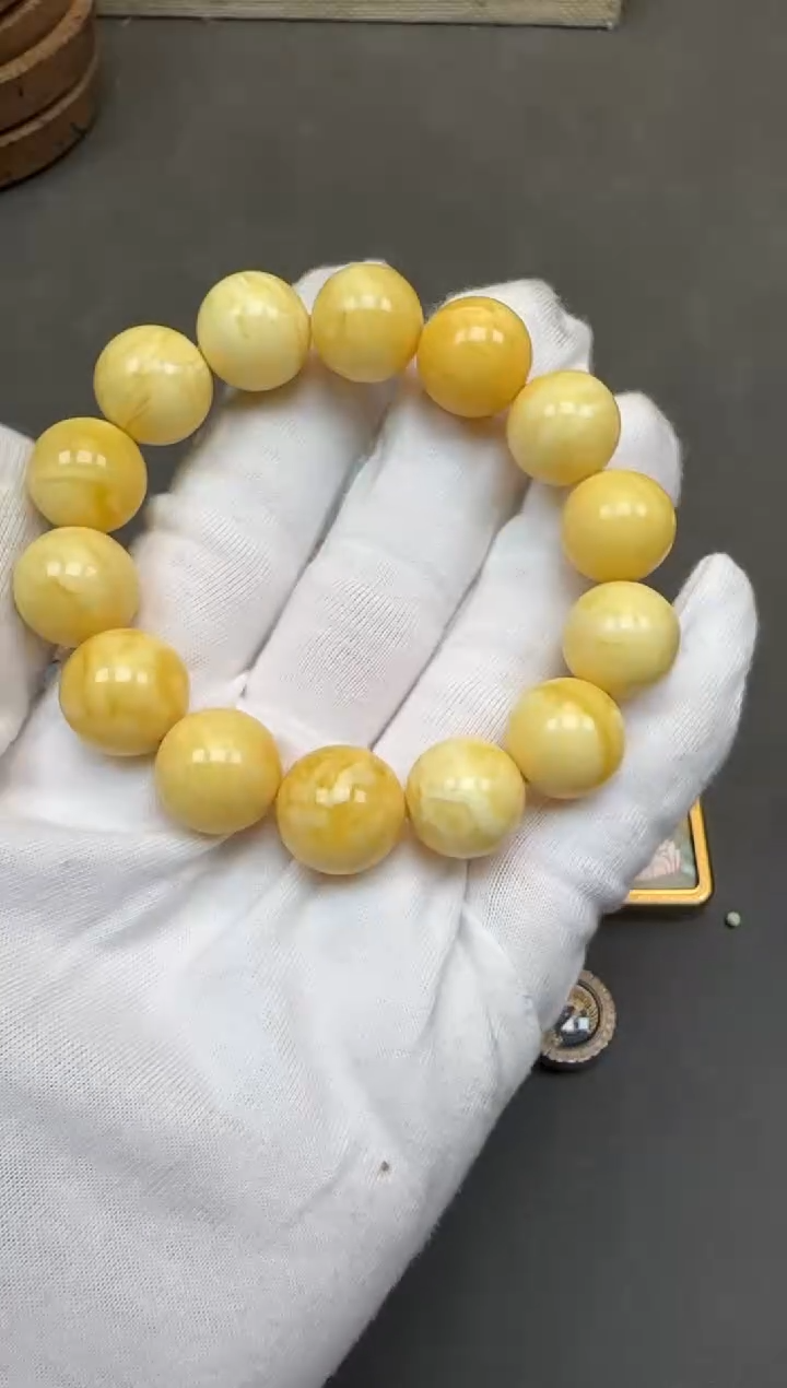 【闪购商品】蜜蜡手串未镶嵌蜜蜡手串
