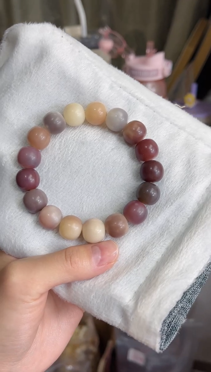 菩提根/象牙果手串紫美人干磨苹果12*13手串