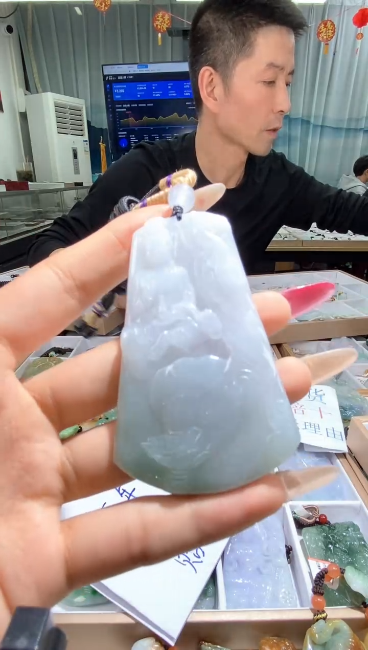 【闪购商品】翡翠颈饰未镶嵌天然缅甸翡翠A货未镶嵌
