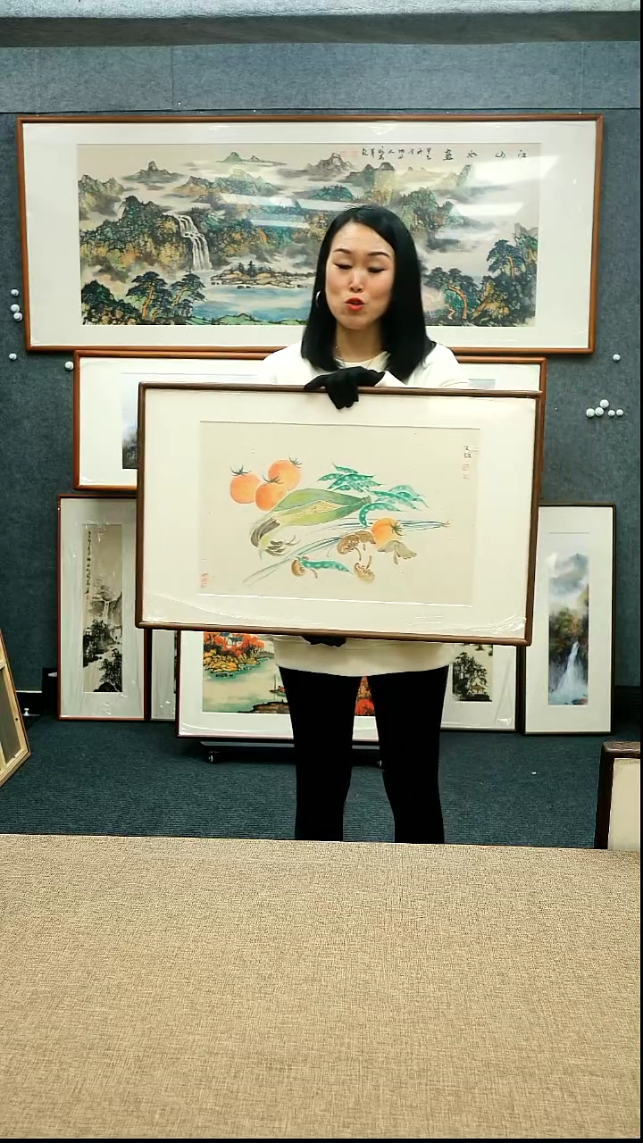 【闪购商品】国画48*77文诚老师花鸟