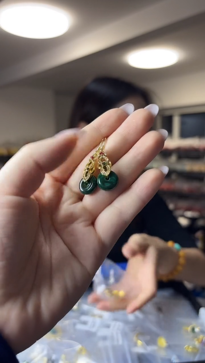 未镶嵌孔雀石·（多样性发一对）