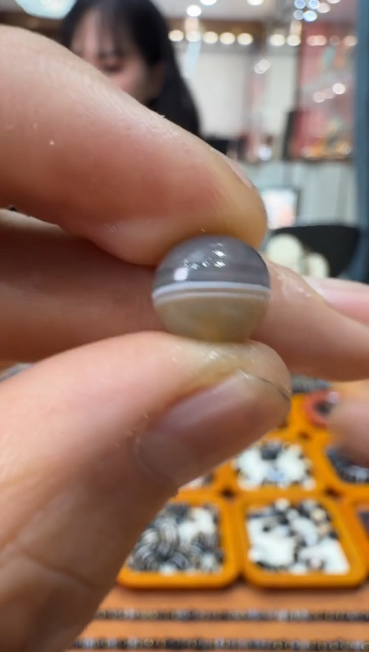 未镶嵌玛瑙/玉髓珠宝半成品药师珠