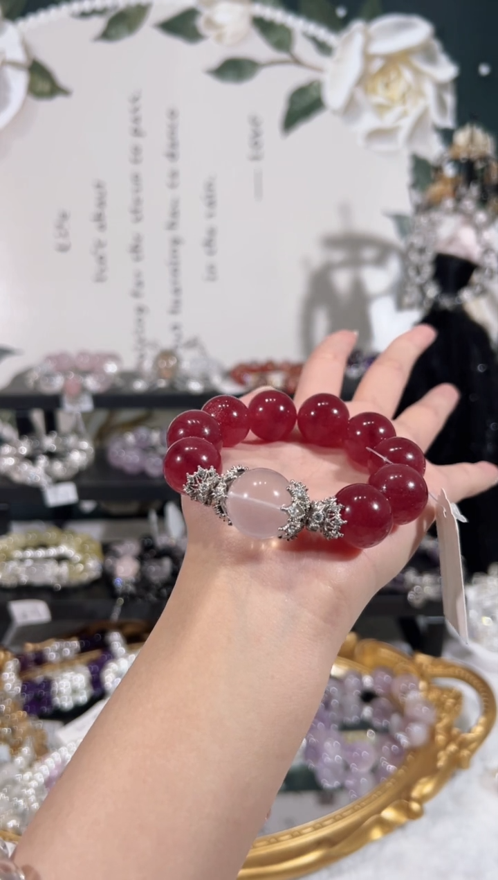 【闪购商品】水晶手链未镶嵌天然水晶默认微瑕 多样性发货发起一