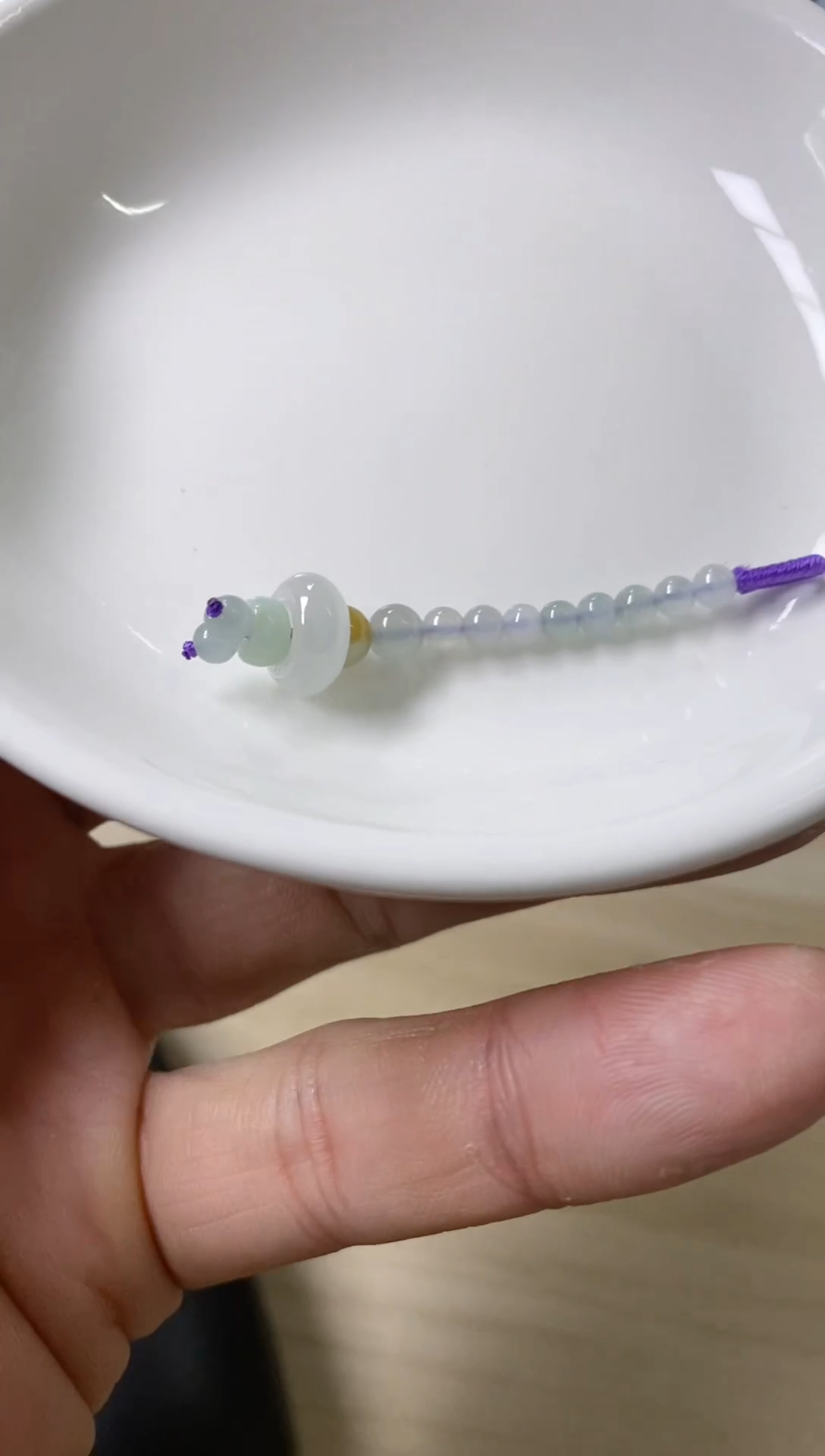 【闪购商品】翡翠颈饰未镶嵌天然缅甸翡翠A货手机挂发一个