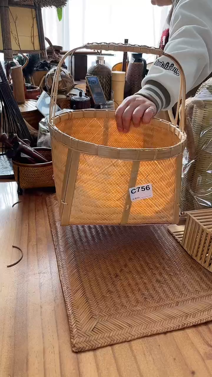 无胆无塞孤品样品微瑕福利品竹制品C756