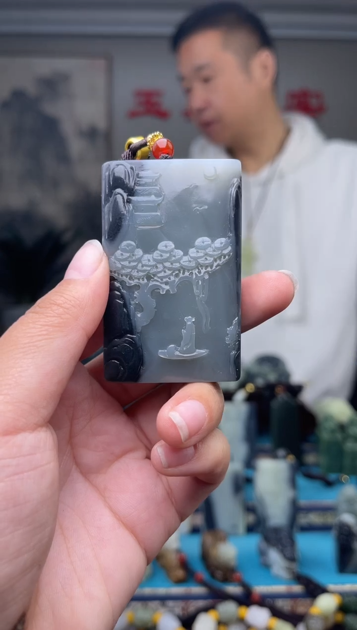 未镶嵌和田玉挂件1