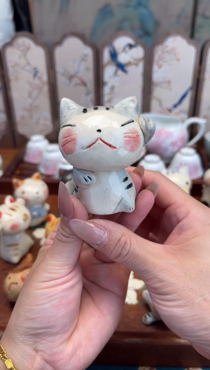 瓷片六六工艺品高端进口瓷器