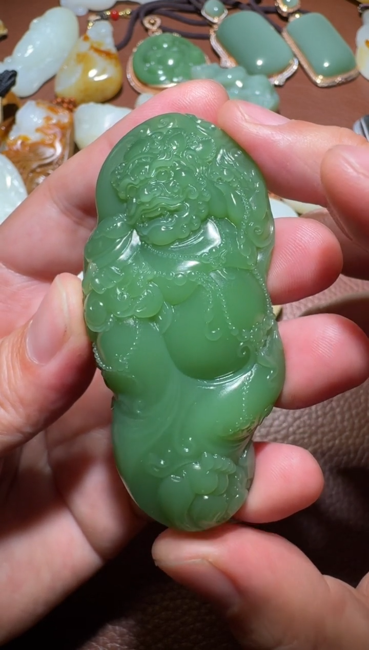 未镶嵌和田玉挂件斩*和田玉