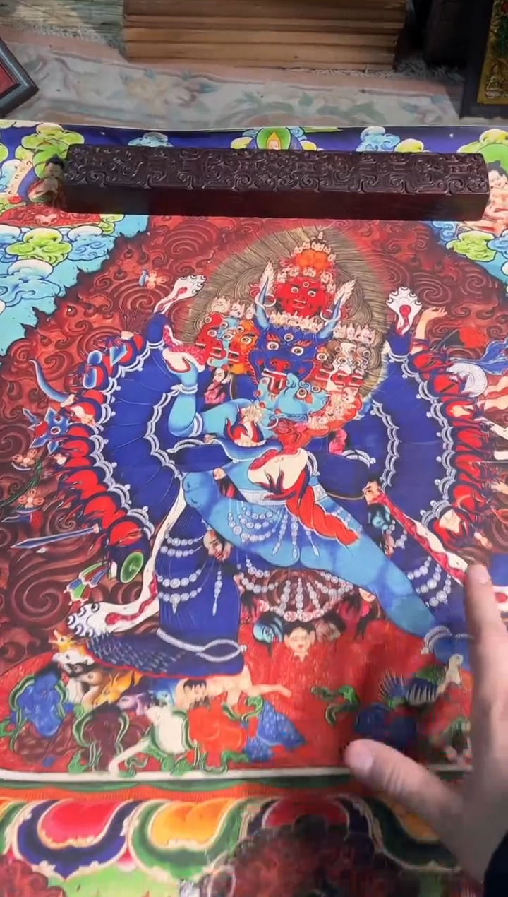 卷轴画路路的唐卡tk160