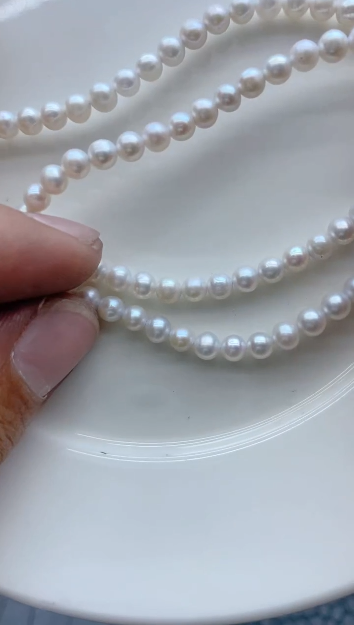 淡水珍珠未镶嵌颈饰2312