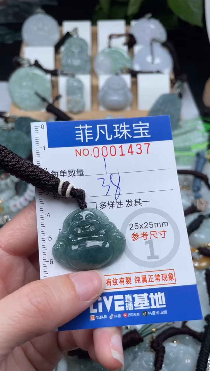 【闪购商品】翡翠未镶嵌颈饰00..1437