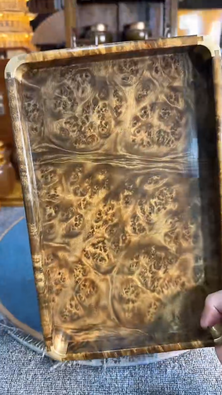 【闪购商品】乌木类成套家具阴沉托盘   s23