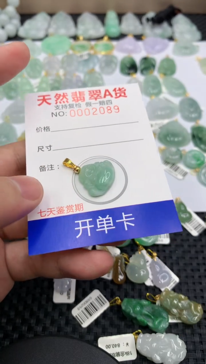 【闪购商品】翡翠颈饰未镶嵌11111111111