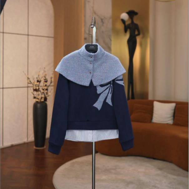 秋冬轻奢简约舒适感设计重工显瘦气质卫衣JT-A2167