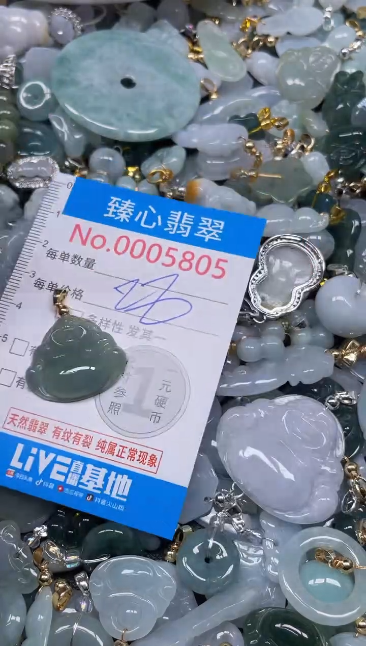 颈饰未镶嵌翡翠5805