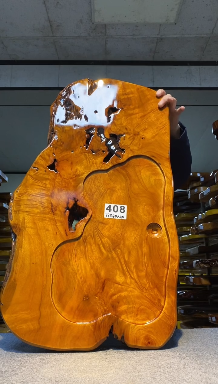 实木原木茶盘 一物一拍(不含配件）