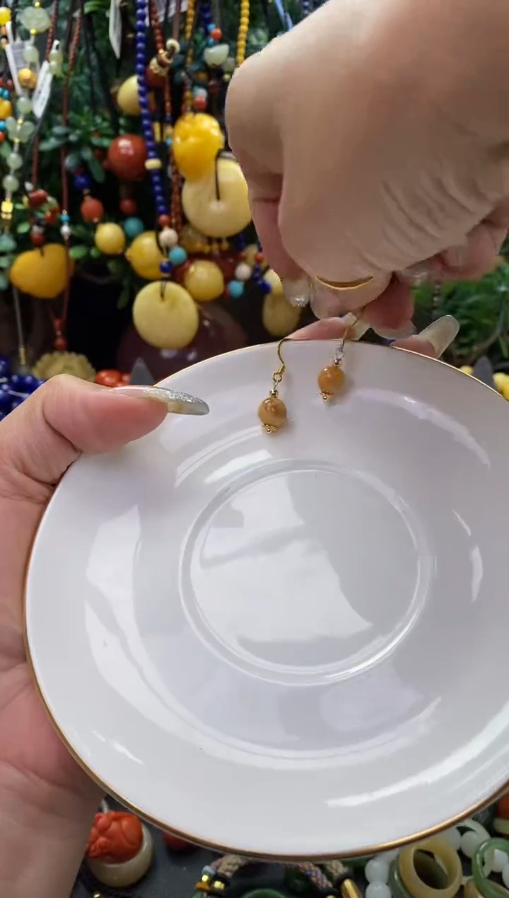 【闪购商品】翡翠耳饰未镶嵌翡翠耳坠