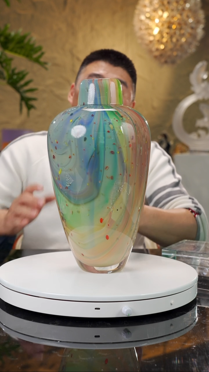 【闪购商品】瓷片设计款花瓶摆件
