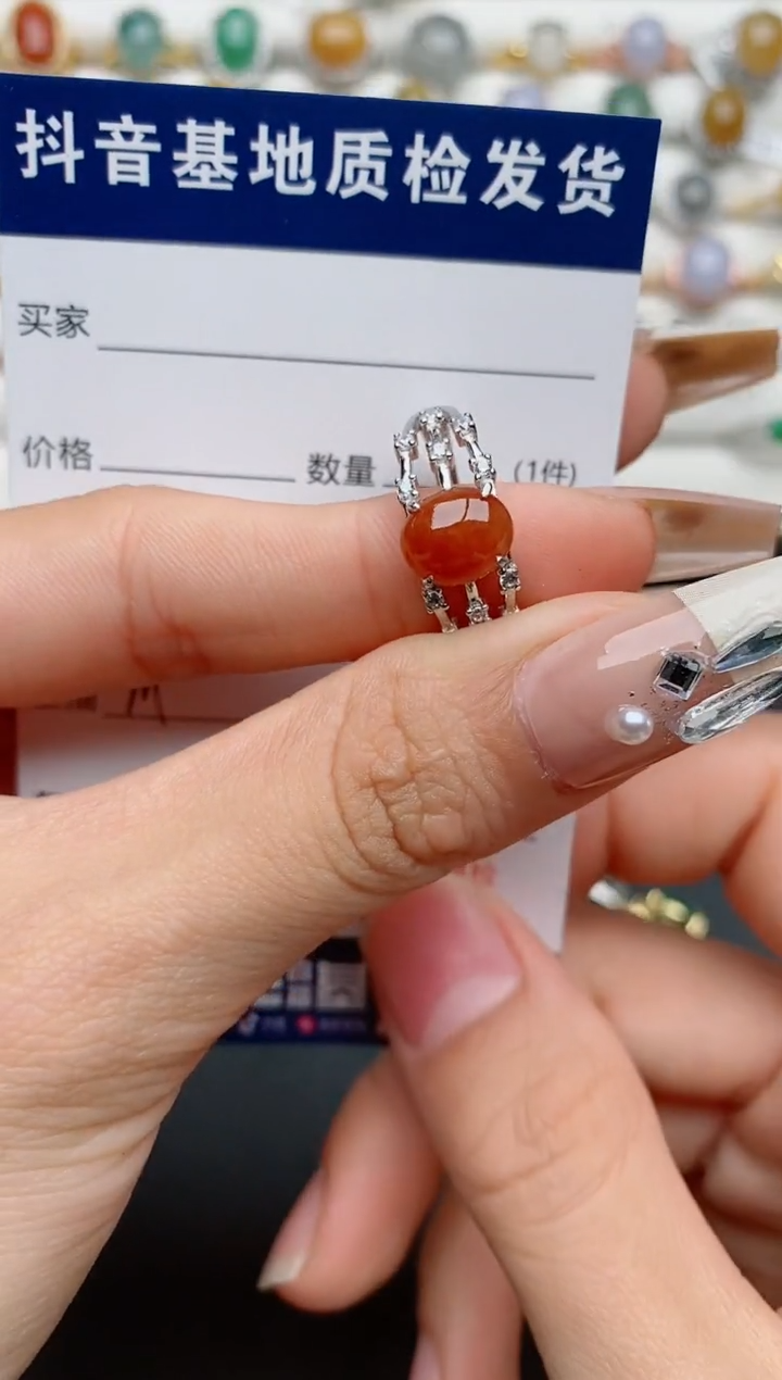 【闪购商品】翡翠戒指银S925镶嵌...........