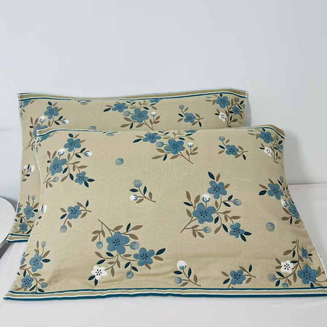 【枕巾】 纯棉 纱布 吸汗透气 单人枕用 老少皆宜 柔软 亲肤 健康  