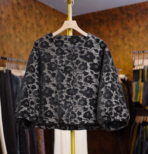 【银烁】国风新中式百搭复古新款秋冬外套上衣女978