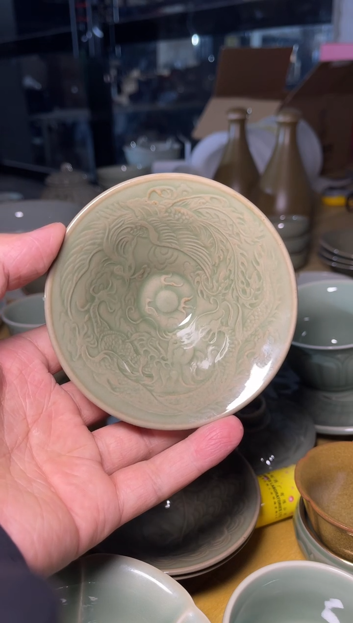 瑕疵龙凤呈祥斗笠