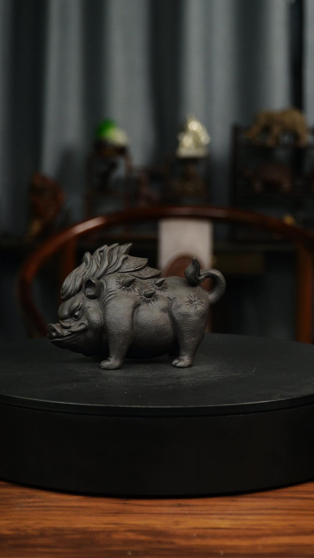 野猪王 宜兴摆件