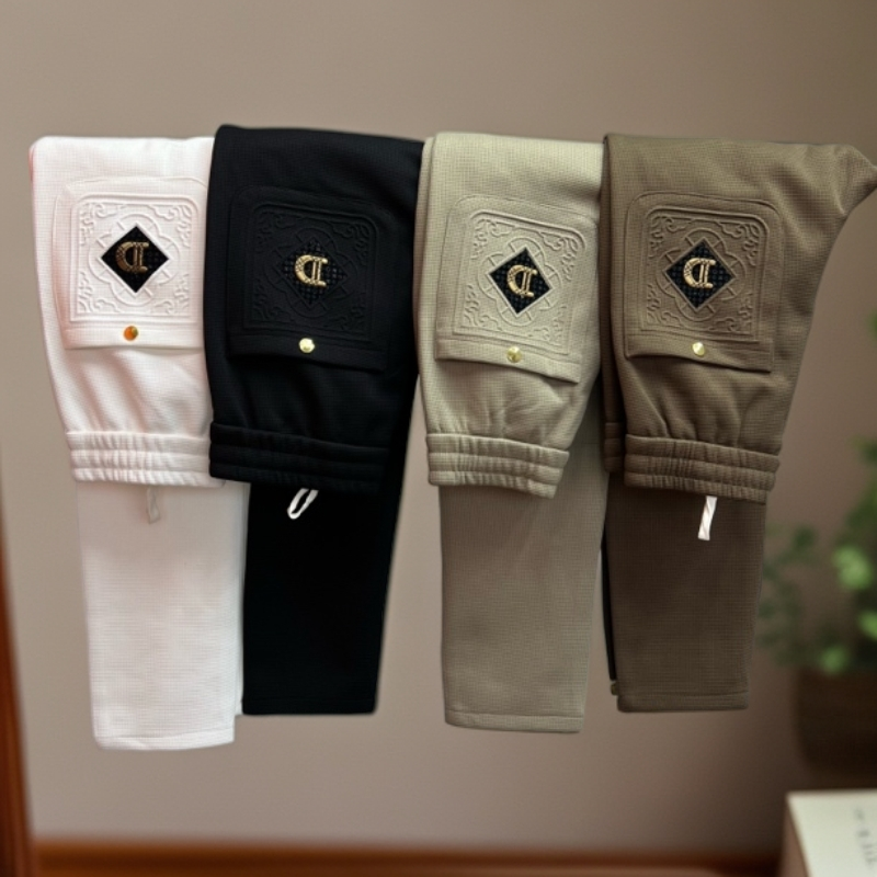 6001-男士秋冬款新修身百搭潮流帅气直筒休闲裤