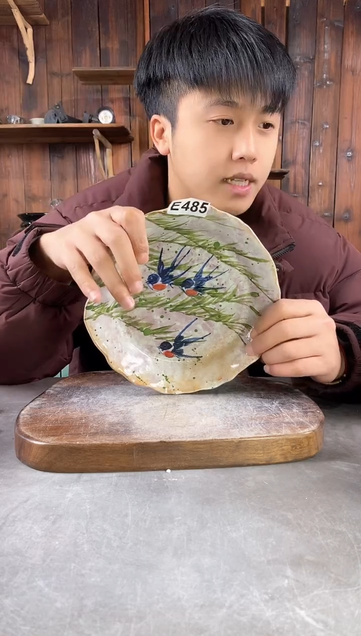 【闪购商品】碗4485，手工手绘，新年快乐！