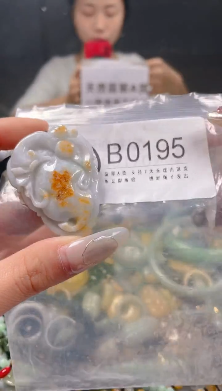 【闪购商品】翡翠颈饰未镶嵌/B/翡翠A货一图一物