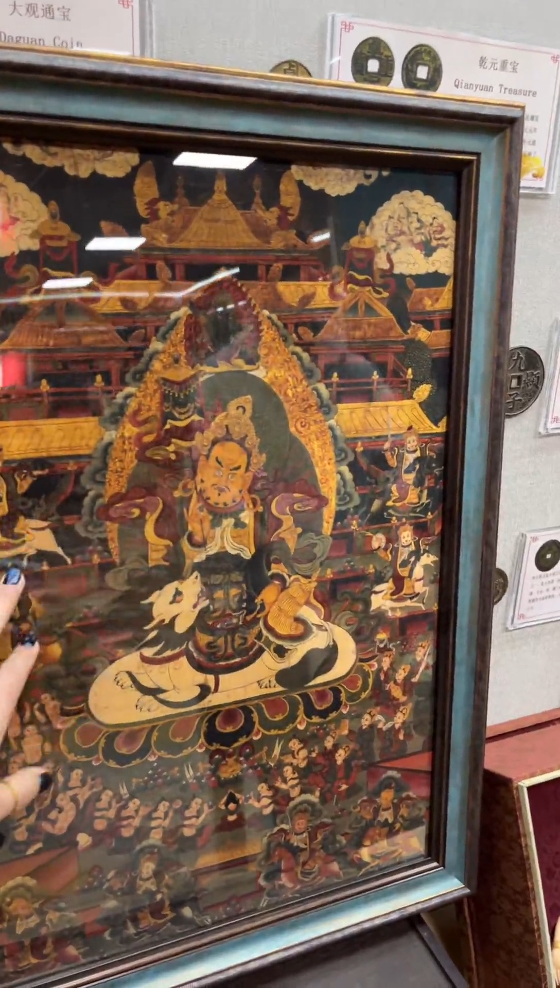 吊坠晓晓的唐卡tk16