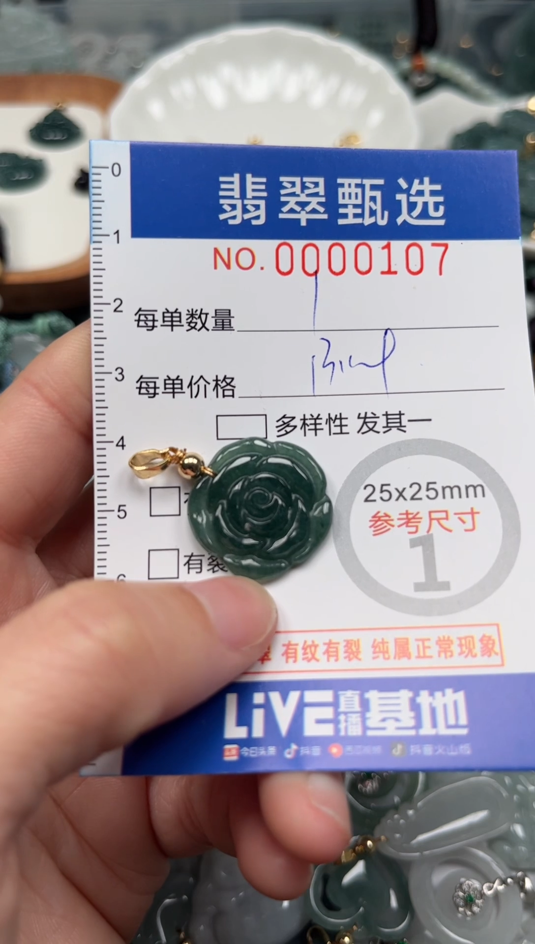 【闪购商品】翡翠颈饰未镶嵌00..0107