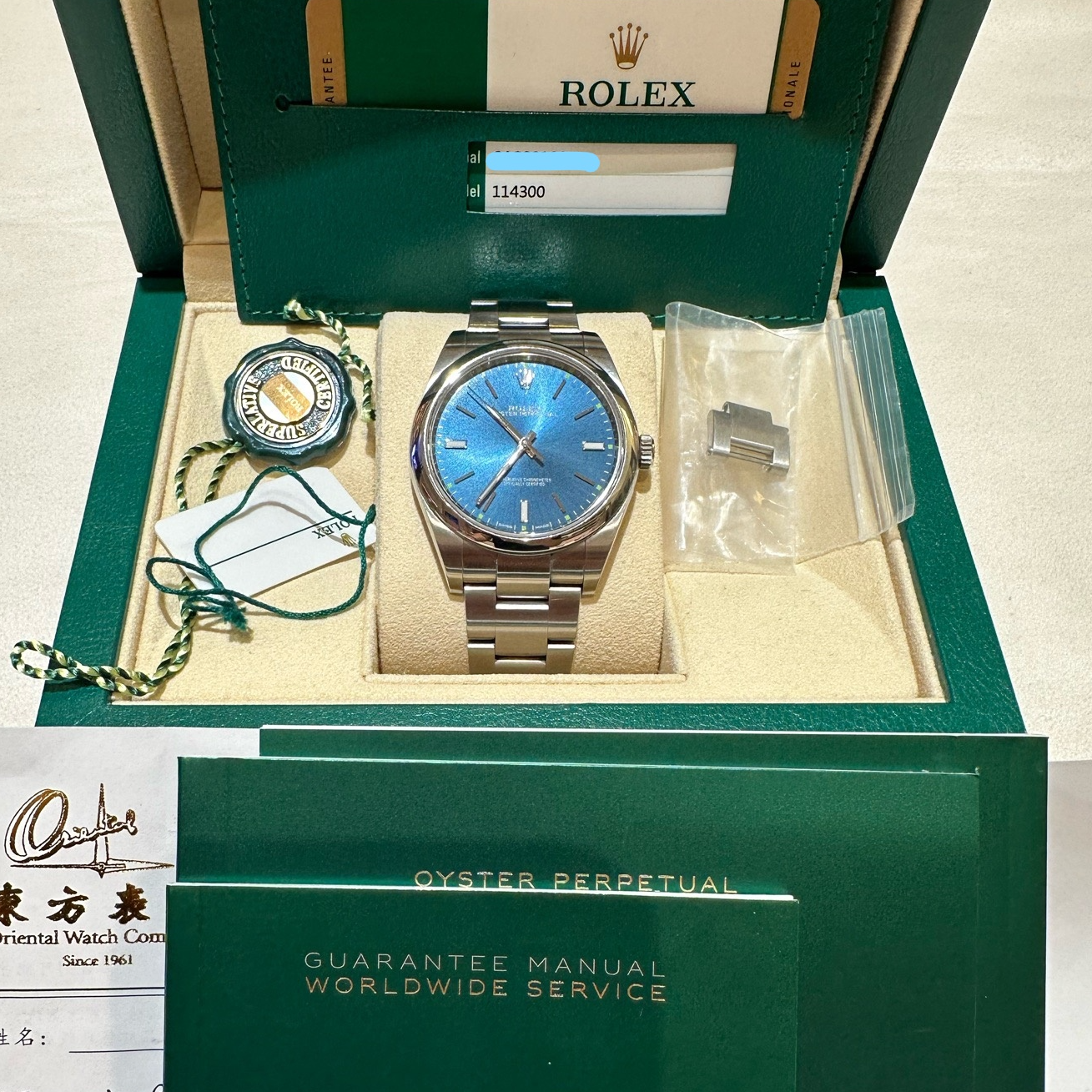 99新 Rolex/劳力士 劳力士/Rolex 蚝式恒动m114300-0003