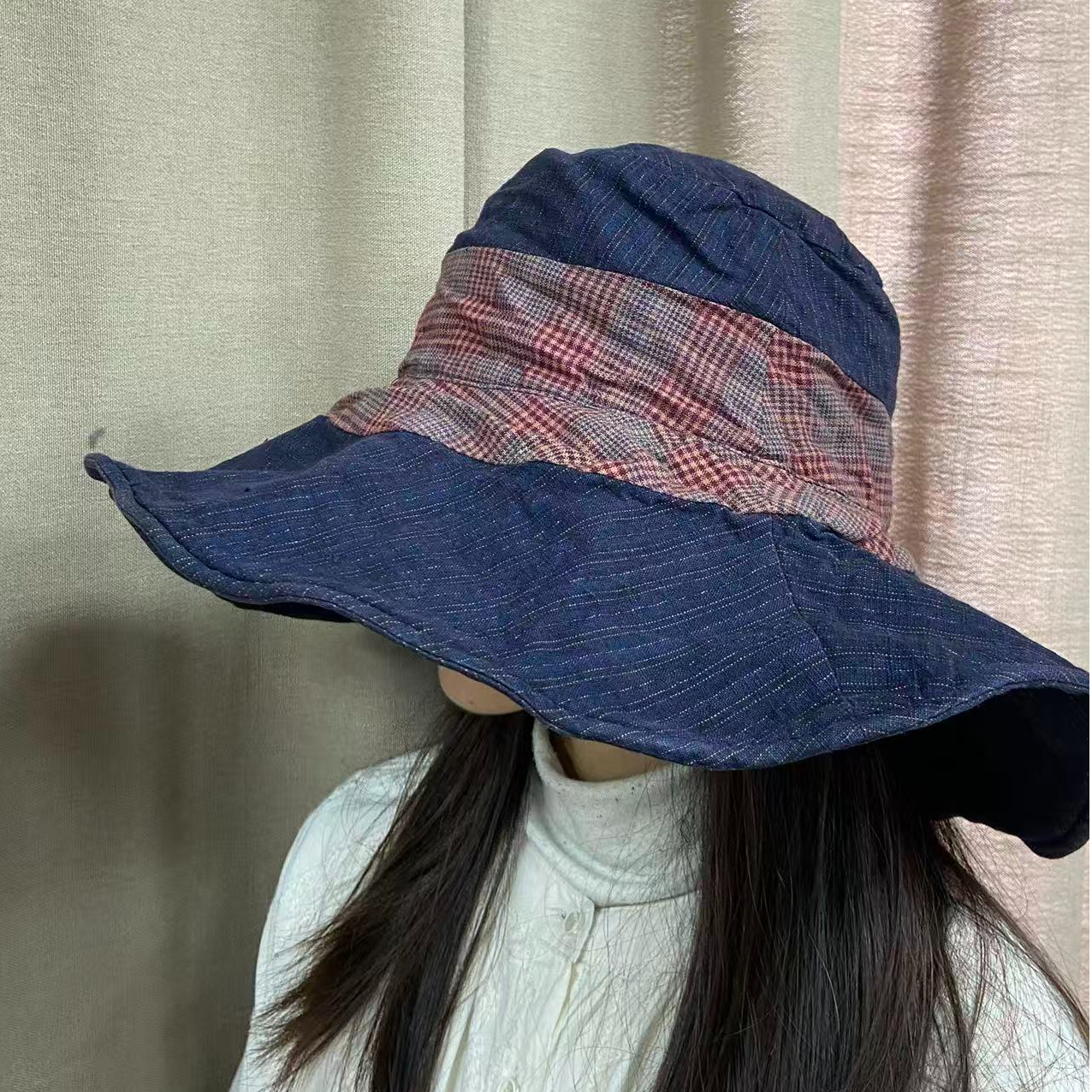 桑在云间麦浪大檐帽