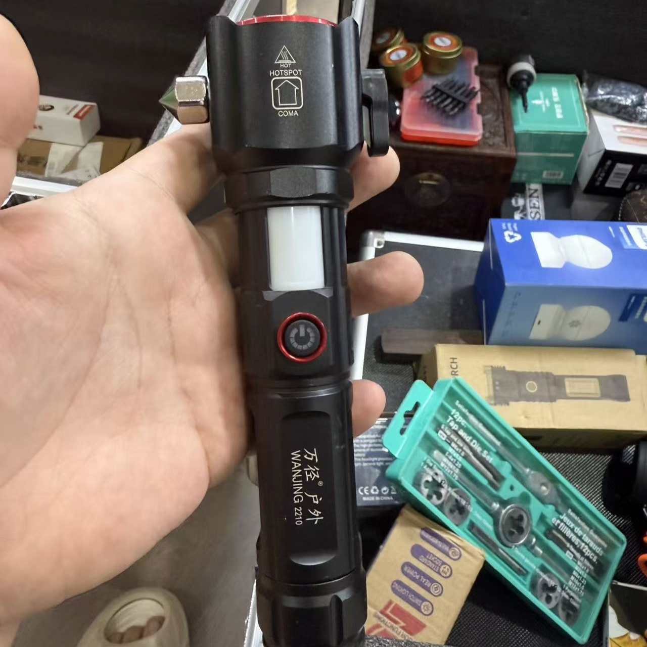 TC主播推荐小安全锤手电家居摆件