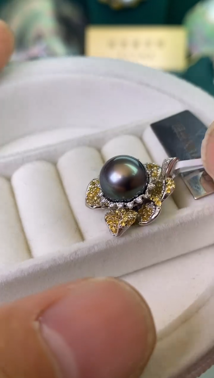 【闪购商品】海水珍珠颈饰银S925镶嵌1